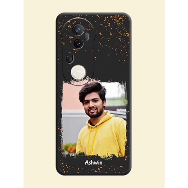 Spray Free Design on Photo On Space Black Custom Soft Matte Mobile Back Cover - Vivo T4 Ultra 5G Spray Free Design on Photo On Space Black Custom Soft Matte Mobile Back Cover - Vivo T4 Ultra 5G