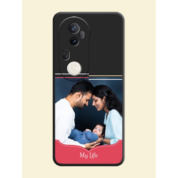 Classic Plain Design with Name On Space Black Custom Soft Matte Mobile Back Cover - Vivo T4 Ultra 5G Classic Plain Design with Name On Space Black Custom Soft Matte Mobile Back Cover - Vivo T4 Ultra 5G