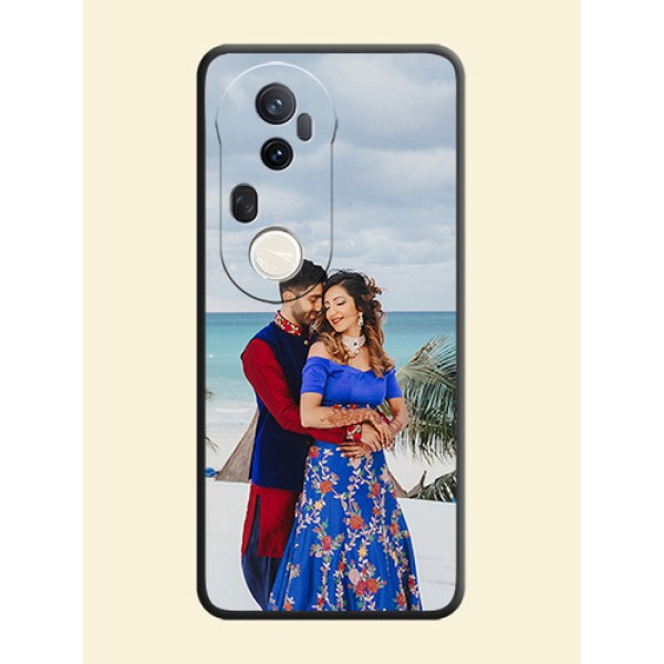 Full Single Pic Upload On Space Black Custom Soft Matte Mobile Back Cover - Vivo T4 Ultra 5G Full Single Pic Upload On Space Black Custom Soft Matte Mobile Back Cover - Vivo T4 Ultra 5G