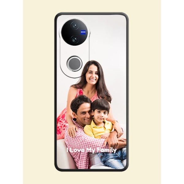Full Single Pic Upload With Text On Space Black Custom Soft Matte Mobile Back Cover - Vivo T4R 5G Full Single Pic Upload With Text On Space Black Custom Soft Matte Mobile Back Cover - Vivo T4R 5G