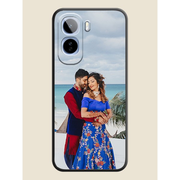 Full Single Pic Upload On Space Black Custom Soft Matte Mobile Back Cover - Vivo T5 Pro 5G Full Single Pic Upload On Space Black Custom Soft Matte Mobile Back Cover - Vivo T5 Pro 5G