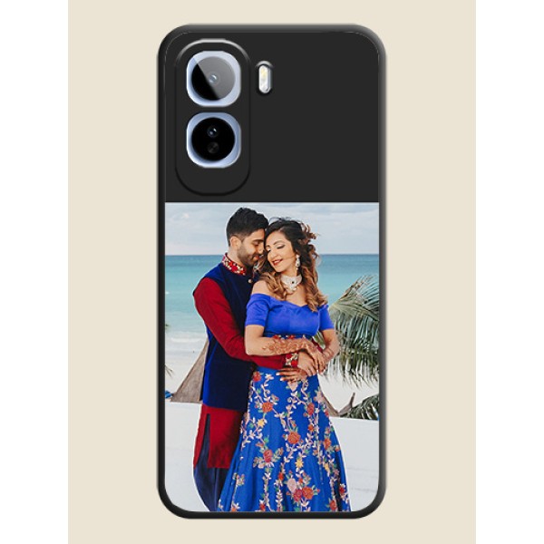 Image Upload With Space Black Color On Custom Soft Matte Mobile Back Cover - Vivo T5 Pro 5G Image Upload With Space Black Color On Custom Soft Matte Mobile Back Cover - Vivo T5 Pro 5G