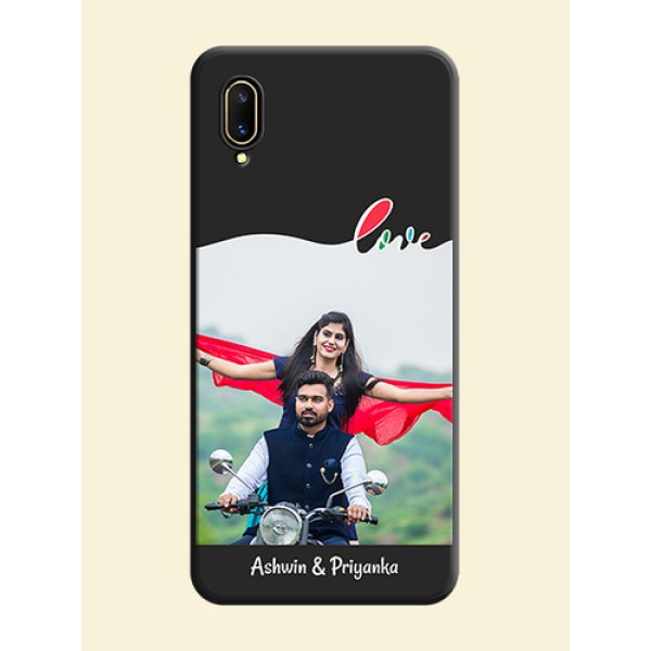Fall in Love Pattern with Picture on Photo on Space Black Soft Matte Mobile Case - Vivo V11 Pro Fall in Love Pattern with Picture on Photo on Space Black Soft Matte Mobile Case - Vivo V11 Pro