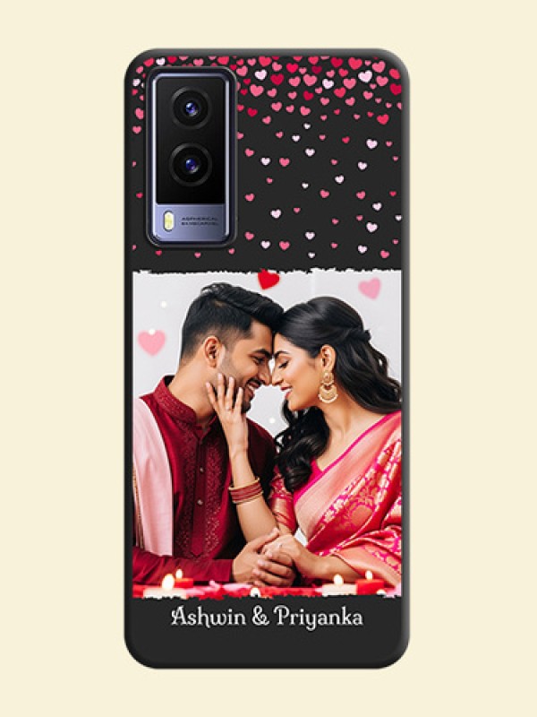 Fall in Love with Your Partner  on Photo on Space Black Soft Matte Phone Cover - Vivo V21E 5G