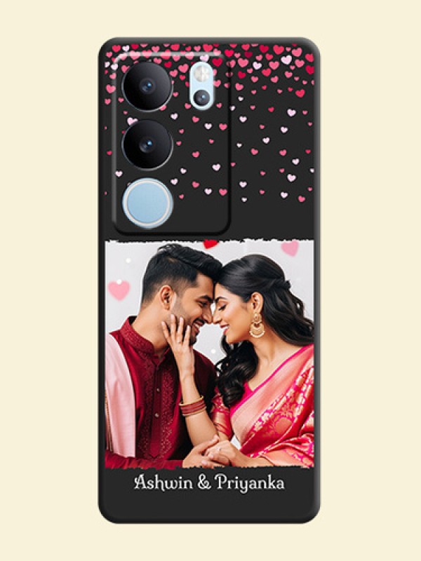 Fall in Love with Your Partner on Photo On Space Black Custom Soft Matte Mobile Back Cover - Vivo V29 Pro 5G
