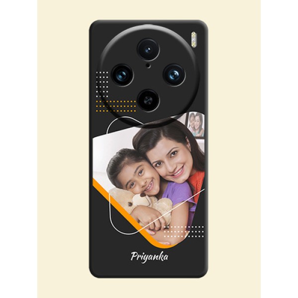 Yellow Triangle - Photo on Space Black Soft Matte Phone Cover - Vivo X100 Pro 5G Yellow Triangle - Photo on Space Black Soft Matte Phone Cover - Vivo X100 Pro 5G