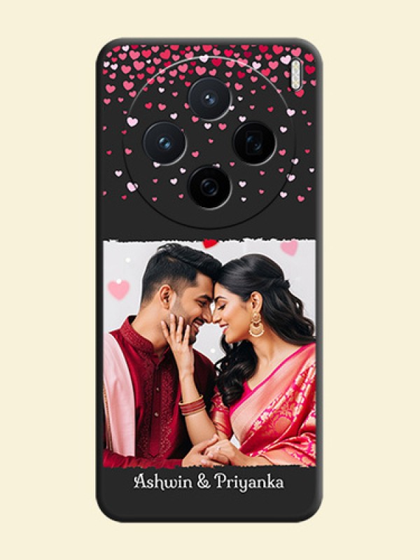 Fall in Love with Your Partner on Photo On Space Black Custom Soft Matte Mobile Back Cover - Vivo X200 5G