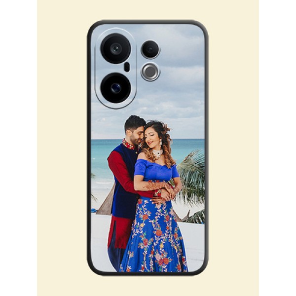 Full Single Pic Upload On Space Black Custom Soft Matte Mobile Back Cover - Vivo X200 FE 5G Full Single Pic Upload On Space Black Custom Soft Matte Mobile Back Cover - Vivo X200 FE 5G