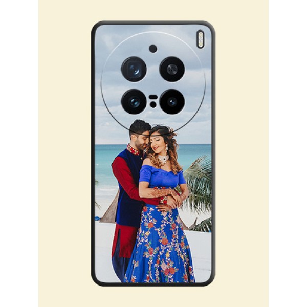 Full Single Pic Upload On Space Black Custom Soft Matte Mobile Back Cover - Vivo X200 Pro 5G Full Single Pic Upload On Space Black Custom Soft Matte Mobile Back Cover - Vivo X200 Pro 5G