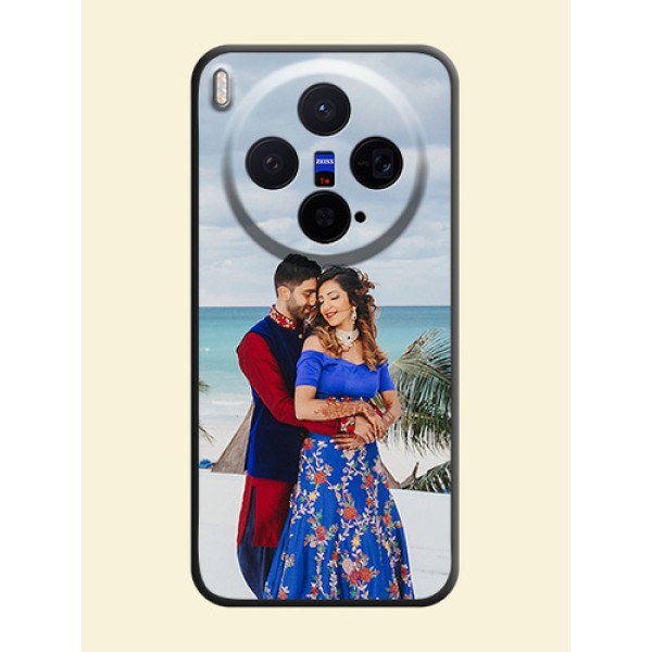 Full Single Pic Upload On Space Black Custom Soft Matte Mobile Back Cover - Vivo X300 5G Full Single Pic Upload On Space Black Custom Soft Matte Mobile Back Cover - Vivo X300 5G