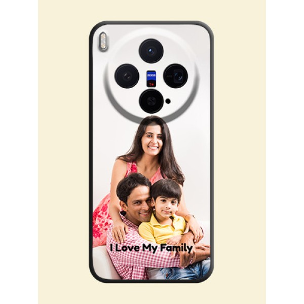 Full Single Pic Upload With Text On Space Black Custom Soft Matte Mobile Back Cover - Vivo X300 5G Full Single Pic Upload With Text On Space Black Custom Soft Matte Mobile Back Cover - Vivo X300 5G