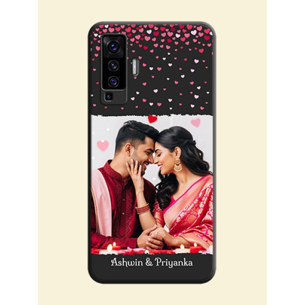 Fall in Love with Your Partner - Photo on Space Black Soft Matte Phone Cover - Vivo X50 Fall in Love with Your Partner - Photo on Space Black Soft Matte Phone Cover - Vivo X50
