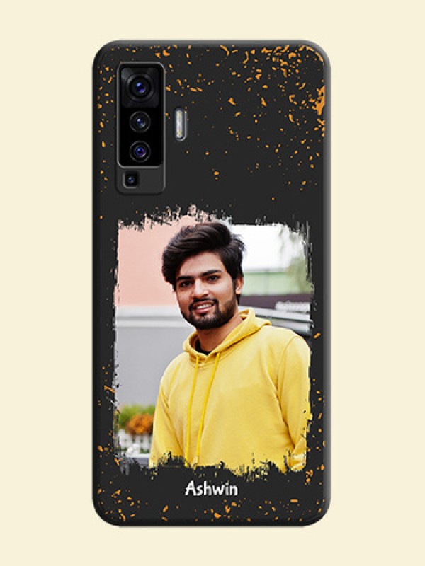 Spray Free Design - Photo on Space Black Soft Matte Phone Cover - Vivo X50 