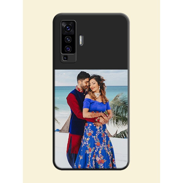Image Upload With Space Black Color On Custom Soft Matte Mobile Back Cover - Vivo X50 5G Image Upload With Space Black Color On Custom Soft Matte Mobile Back Cover - Vivo X50 5G