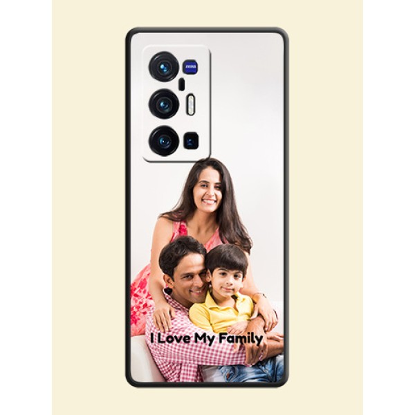 Full Single Pic Upload With Text On Space Black Personalized Soft Matte Phone Covers -Vivo X70 Pro Plus 5G Full Single Pic Upload With Text On Space Black Personalized Soft Matte Phone Covers -Vivo X70 Pro Plus 5G