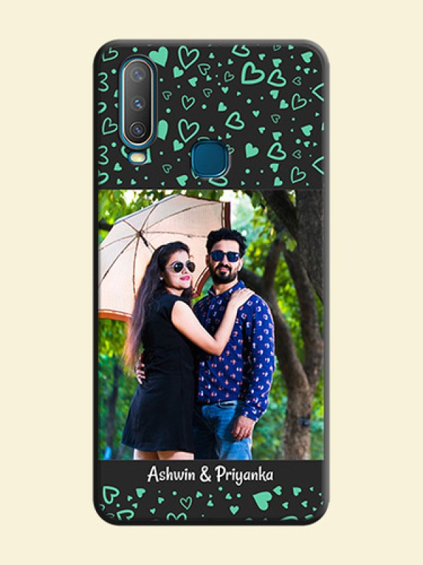 Sea Green Indefinite Love Pattern - Photo on Space Black Soft Matte Mobile Cover - Vivo Y17