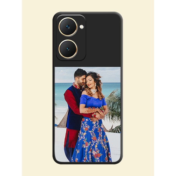 Image Upload With Space Black Color On Custom Soft Matte Mobile Back Cover - Vivo Y18E Image Upload With Space Black Color On Custom Soft Matte Mobile Back Cover - Vivo Y18E