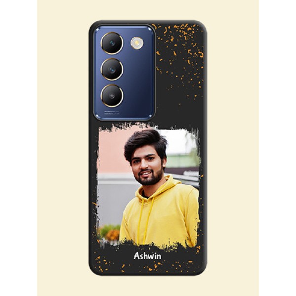 Spray Free Design - Photo on Space Black Soft Matte Phone Cover - Vivo Y200E 5G Spray Free Design - Photo on Space Black Soft Matte Phone Cover - Vivo Y200E 5G