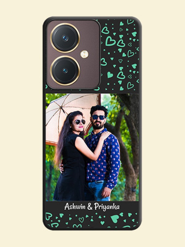 Sea Green Indefinite Love Pattern - Photo on Space Black Soft Matte Mobile Cover - Vivo Y27