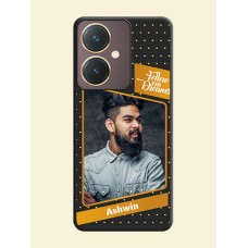 Follow Your Dreams with White Dots on Space Black Custom Soft Matte Phone Cases - Vivo Y27