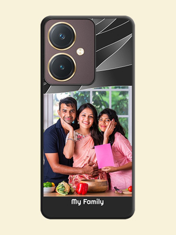 Mixed Wave Lines - Photo on Space Black Soft Matte Mobile Cover - Vivo Y27
