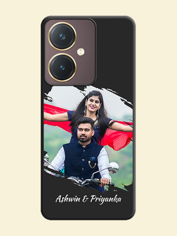 Grunge Brush Strokes - Photo on Space Black Soft Matte Back Cover - Vivo Y27