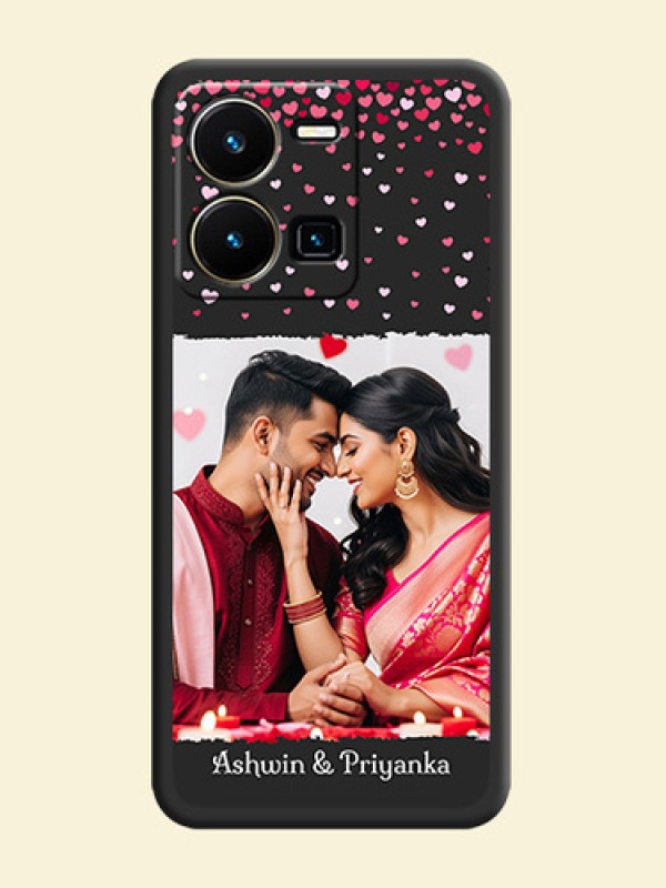 Fall in Love with Your Partner  on Photo on Space Black Soft Matte Phone Cover - Vivo Y35