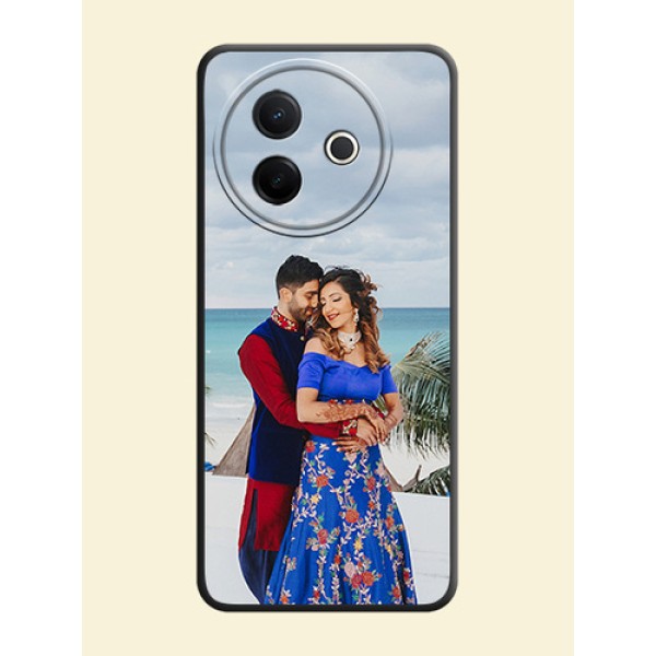 Full Single Pic Upload On Space Black Custom Soft Matte Mobile Back Cover - Vivo Y39 5G Full Single Pic Upload On Space Black Custom Soft Matte Mobile Back Cover - Vivo Y39 5G