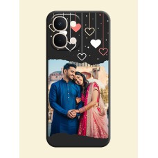 Love Hangings with Splash Wave Picture On Space Black Custom Soft Matte Mobile Back Cover - Vivo Y51 Pro 5G