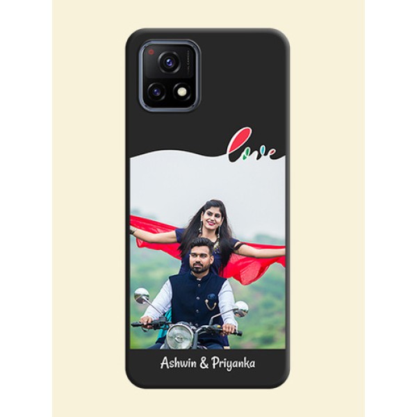 Fall in Love Pattern with Picture on Photo on Space Black Soft Matte Mobile Case - Vivo Y72 5G Fall in Love Pattern with Picture on Photo on Space Black Soft Matte Mobile Case - Vivo Y72 5G