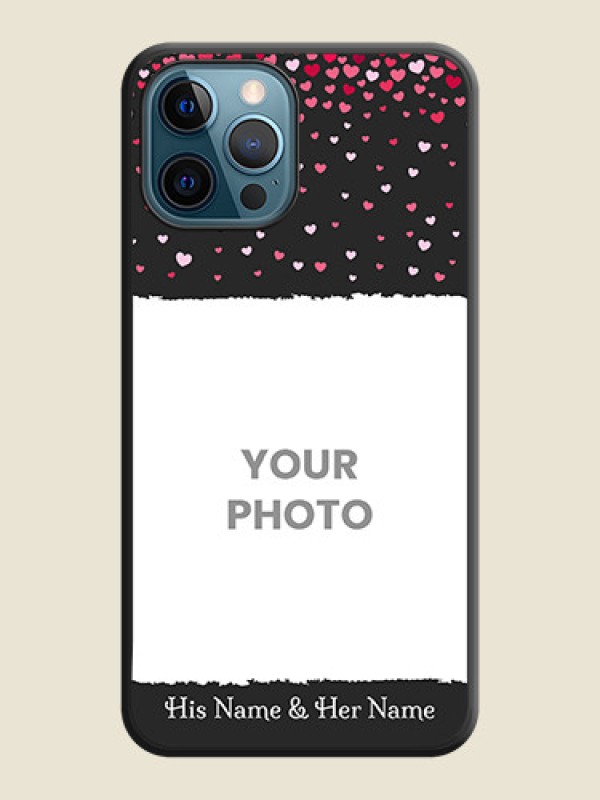 Custom Fall in Love with Your Partner  on Photo on Space Black Soft Matte Phone Cover - iPhone 12 Pro Max - alternate view