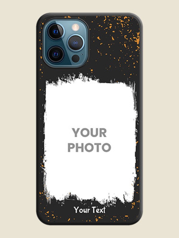 Custom Spray Free Design on Photo on Space Black Soft Matte Phone Cover - iPhone 12 Pro Max - alternate view