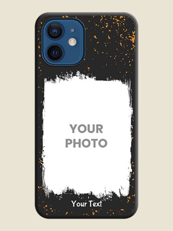 Custom Spray Free Design on Photo on Space Black Soft Matte Phone Cover - iPhone 12 - alternate view