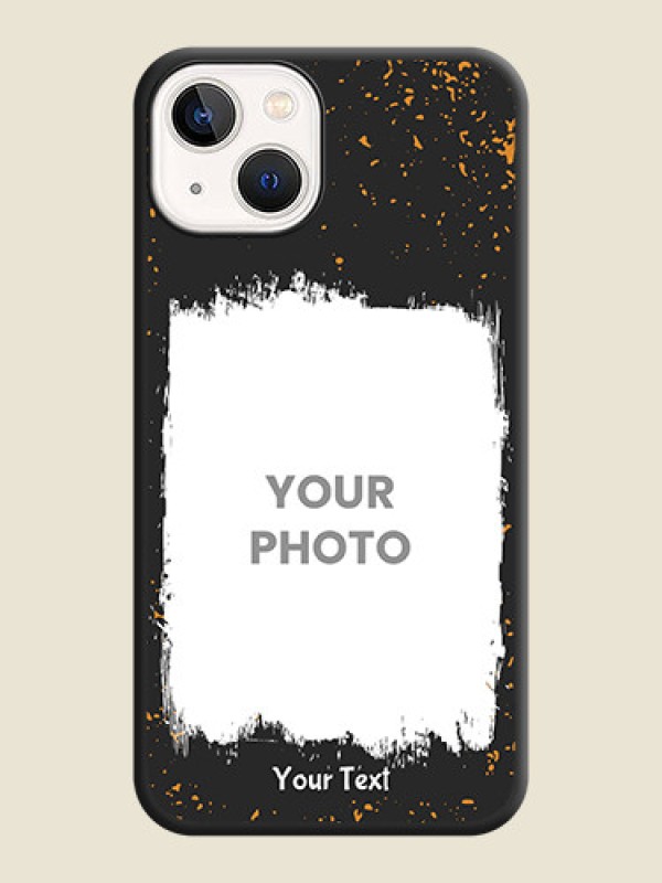 Custom Spray Free Design on Photo on Space Black Soft Matte Phone Cover - iPhone 14 Plus - alternate view