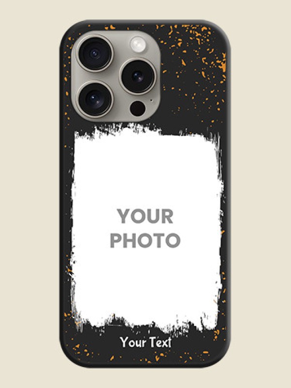 Custom Spray Free Design - Photo on Space Black Soft Matte Phone Cover - iPhone 15 Pro - alternate view