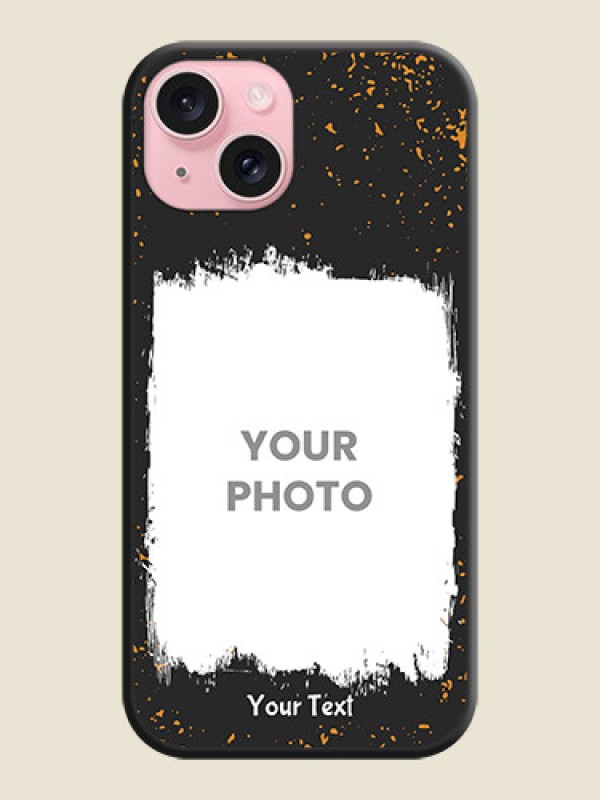 Custom Spray Free Design - Photo on Space Black Soft Matte Phone Cover - iPhone 15 - alternate view
