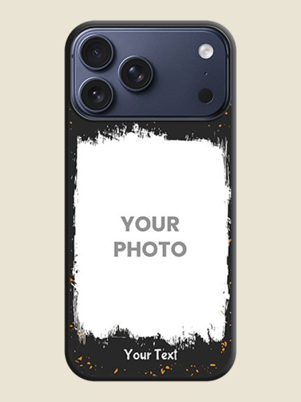 Custom Spray Free Design on Photo On Space Black Custom Soft Matte Mobile Back Cover - Apple iPhone 17 Pro Max - alternate view