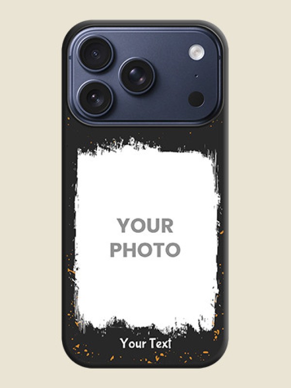 Custom Spray Free Design on Photo On Space Black Custom Soft Matte Mobile Back Cover - Apple iPhone 17 Pro - alternate view