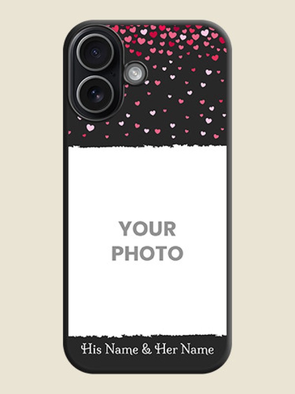 Custom Fall in Love with Your Partner on Photo On Space Black Custom Soft Matte Mobile Back Cover - Apple iPhone 17 - alternate view
