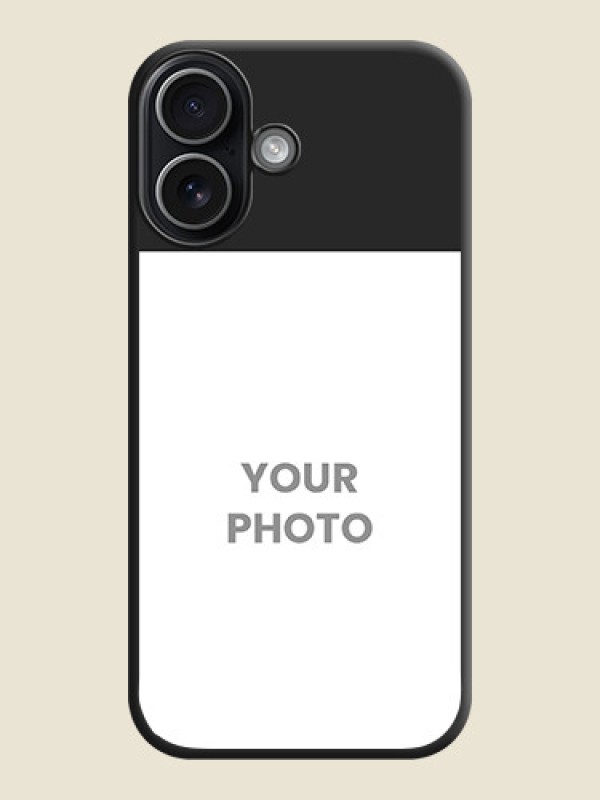 Custom Image Upload With Space Black Color On Custom Soft Matte Mobile Back Cover - Apple iPhone 17 - alternate view