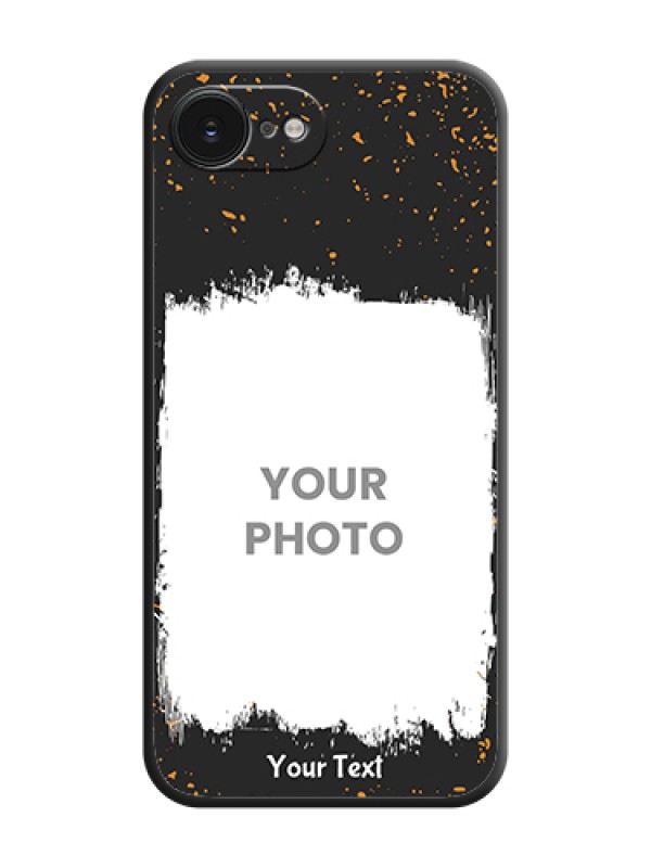 Custom Spray Free Design on Photo On Space Black Custom Soft Matte Mobile Back Cover - Apple iPhone 17e - alternate view