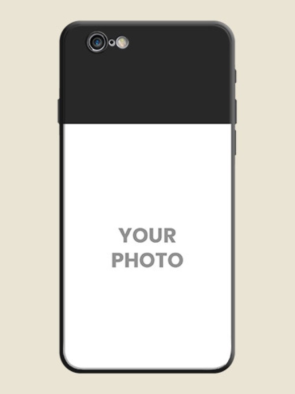 Custom Image Upload With Space Black Color On Custom Soft Matte Mobile Back Cover - iPhone 6 - alternate view