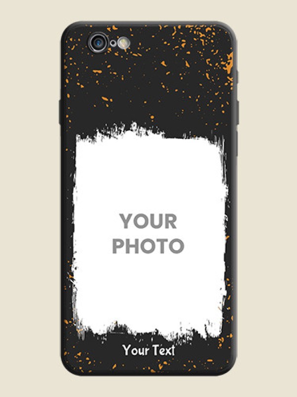 Custom Spray Free Design - Photo on Space Black Soft Matte Phone Cover - iPhone 6S - alternate view