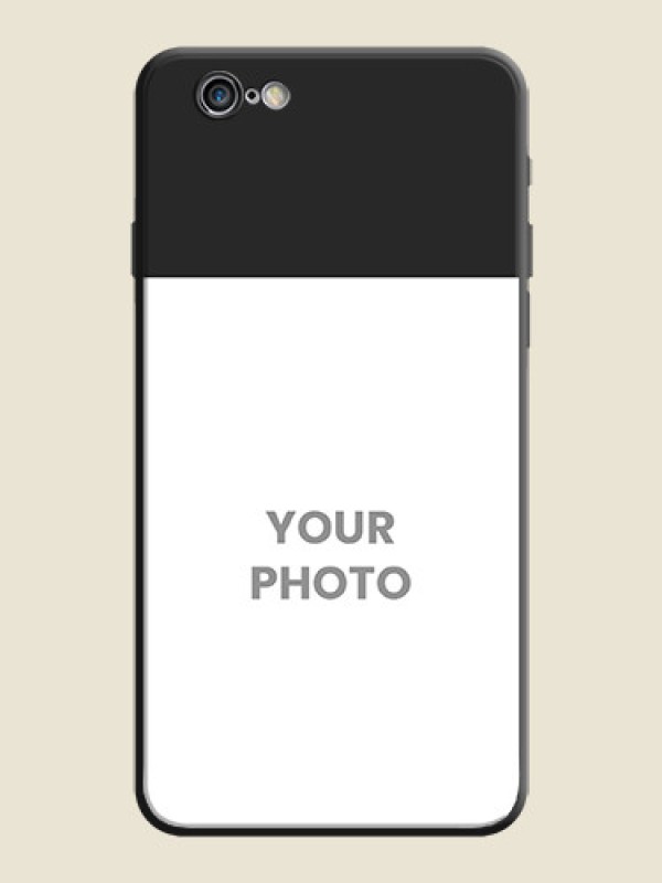 Custom Image Upload With Space Black Color On Custom Soft Matte Mobile Back Cover - iPhone 6S - alternate view