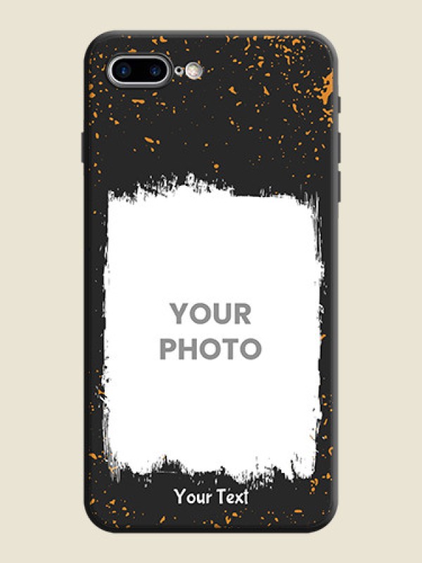 Custom Spray Free Design - Photo on Space Black Soft Matte Phone Cover - iPhone 7 Plus - alternate view