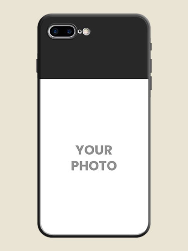 Custom Image Upload With Space Black Color On Custom Soft Matte Mobile Back Cover - iPhone 7 Plus - alternate view