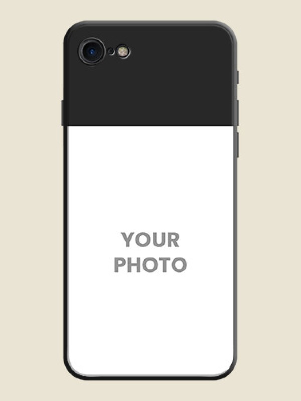 Custom Image Upload With Space Black Color On Custom Soft Matte Mobile Back Cover - iPhone 7 - alternate view