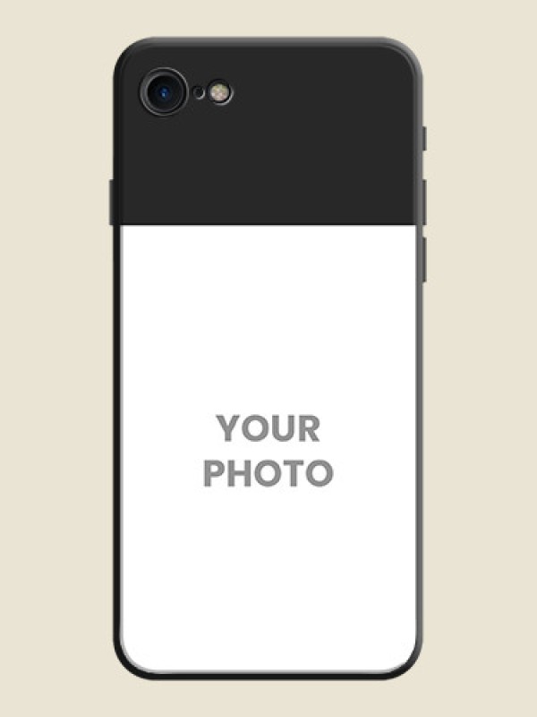 Custom Image Upload With Space Black Color On Custom Soft Matte Mobile Back Cover - iPhone Se 2020 - alternate view