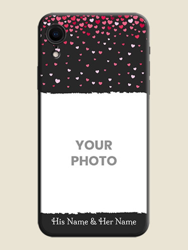 Custom Fall in Love with Your Partner  - Photo on Space Black Soft Matte Phone Cover - iPhone XR - alternate view