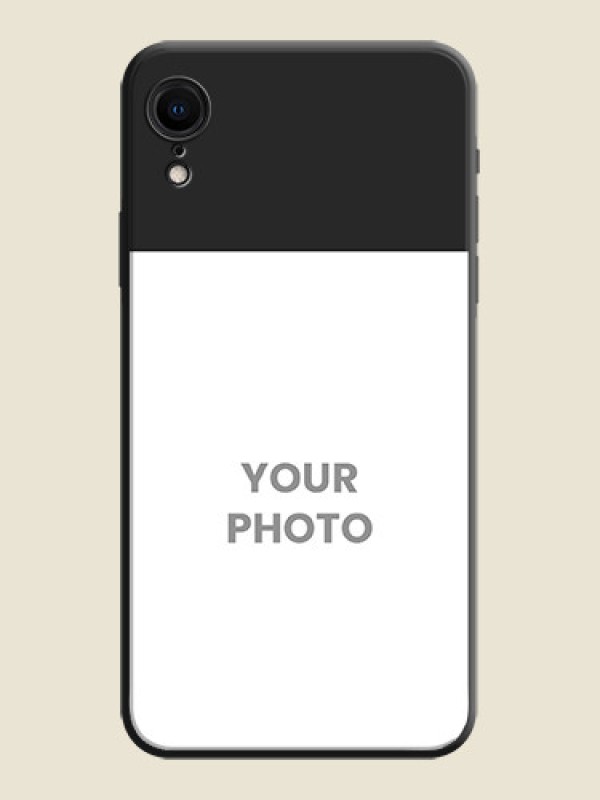 Custom Image Upload With Space Black Color On Custom Soft Matte Mobile Back Cover - iPhone Xr - alternate view